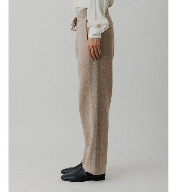 ADAM ET ROPE'「杢スウェット ニットパンツ」|チノ|