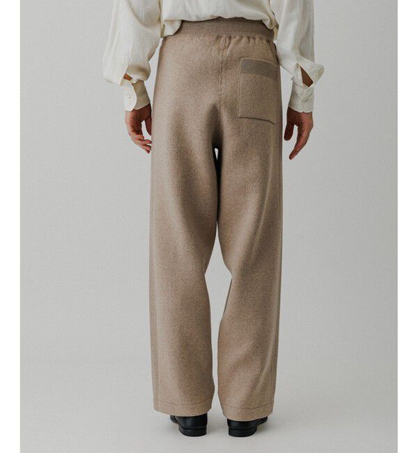 ADAM ET ROPE'「杢スウェット ニットパンツ」|チノ|