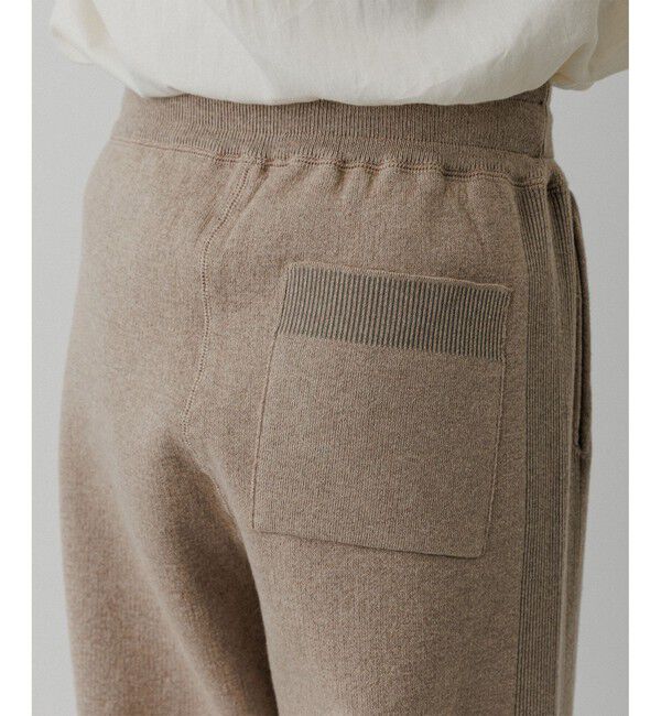 ADAM ET ROPE'「杢スウェット ニットパンツ」|チノ|