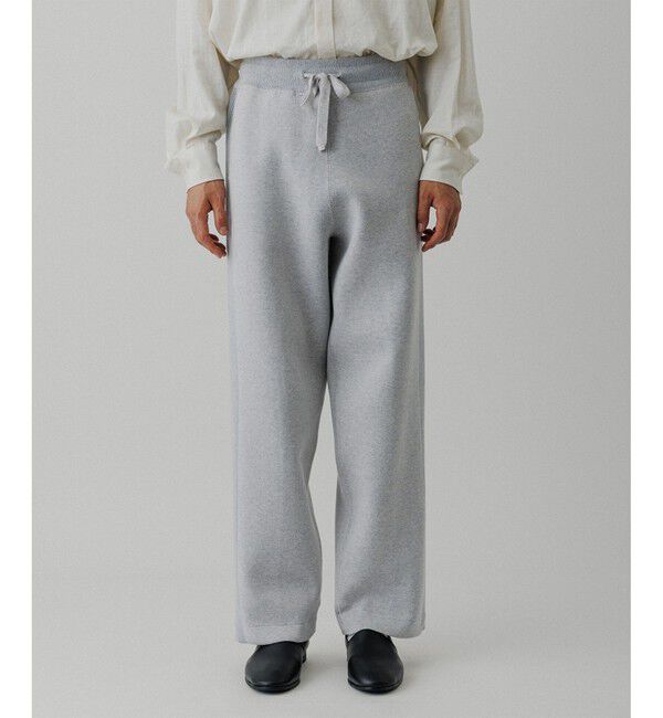 ADAM ET ROPE'「杢スウェット ニットパンツ」|チノ|