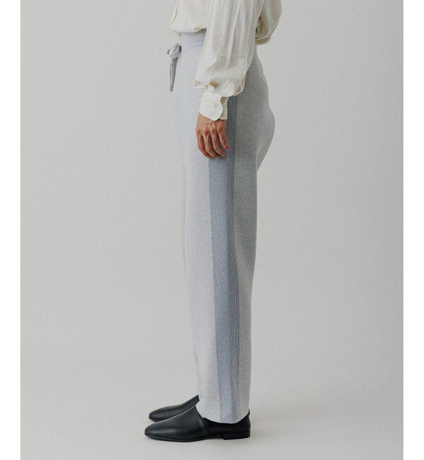 ADAM ET ROPE'「杢スウェット ニットパンツ」|チノ|