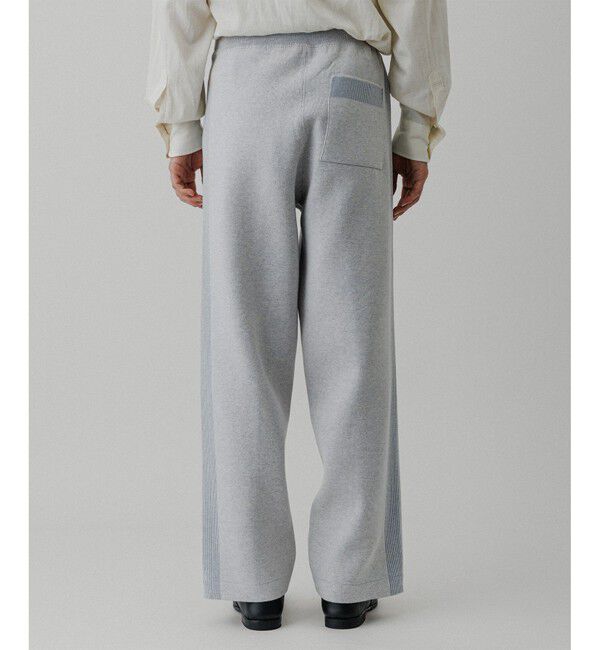 ADAM ET ROPE'「杢スウェット ニットパンツ」|チノ|