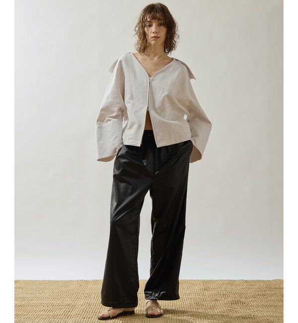 Drawing Numbers「【Drawing Numbers】コットンリネンデニムセーラージャケット」|その他|