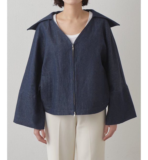 Drawing Numbers「【Drawing Numbers】コットンリネンデニムセーラージャケット」|その他|