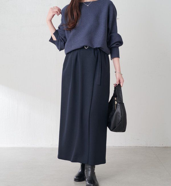  「袖リブ２WAYドルマンニット」|ニット・セーター|