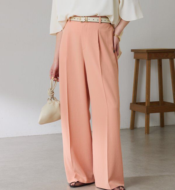  「ジャージワイドパンツ」|チノ|