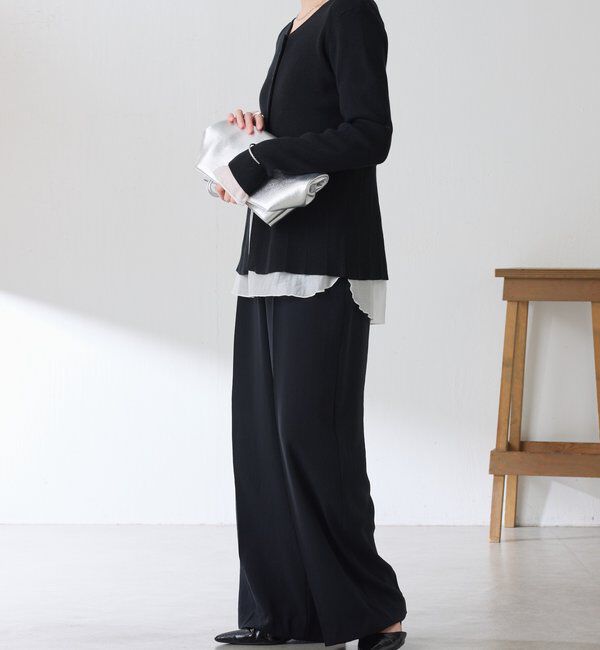  「ジャージワイドパンツ」|チノ|