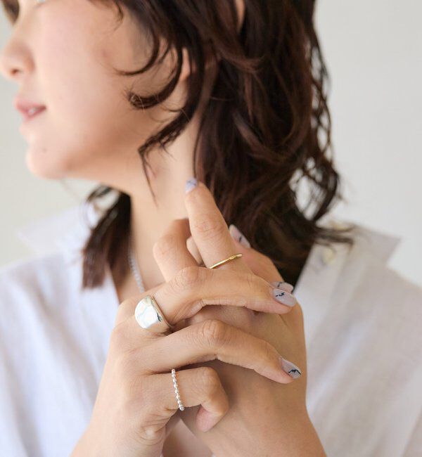  「予約【A・MONN(アモン)】スクエアリング」|リング|