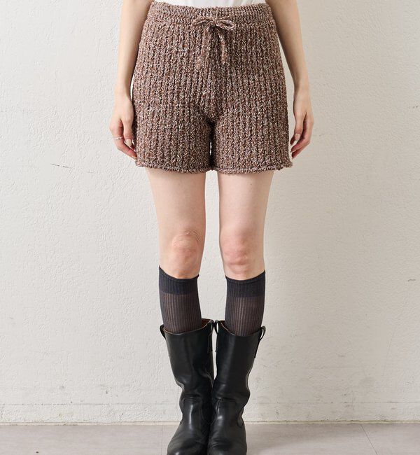  「スラブヤーンニットパンツ」|チノ|