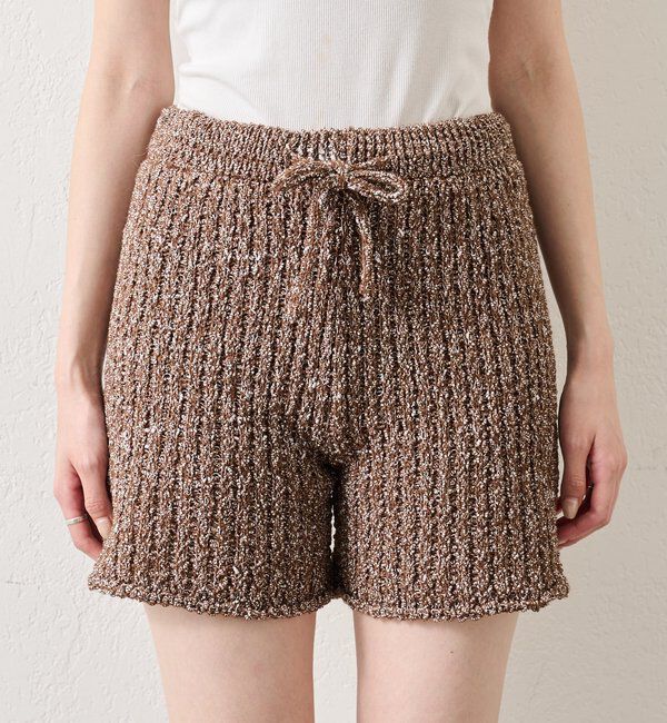  「スラブヤーンニットパンツ」|チノ|