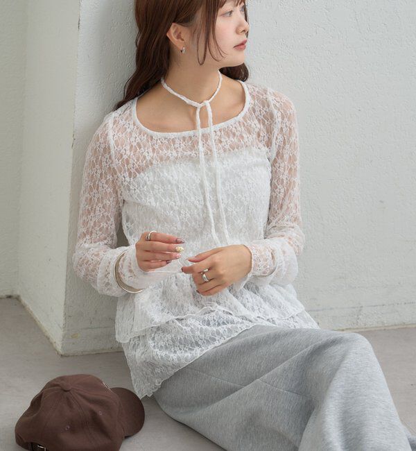  「26SSドットティアードプルオーバー」|Tシャツ・カットソー|