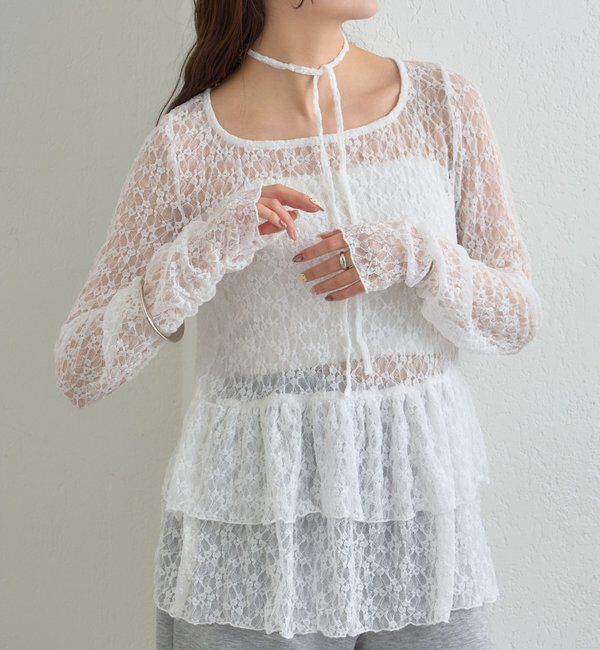  「26SSドットティアードプルオーバー」|Tシャツ・カットソー|