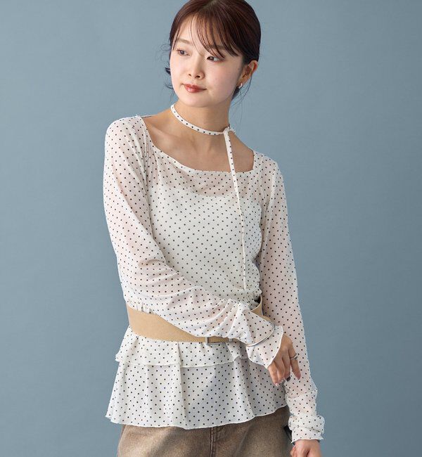  「26SSドットティアードプルオーバー」|Tシャツ・カットソー|