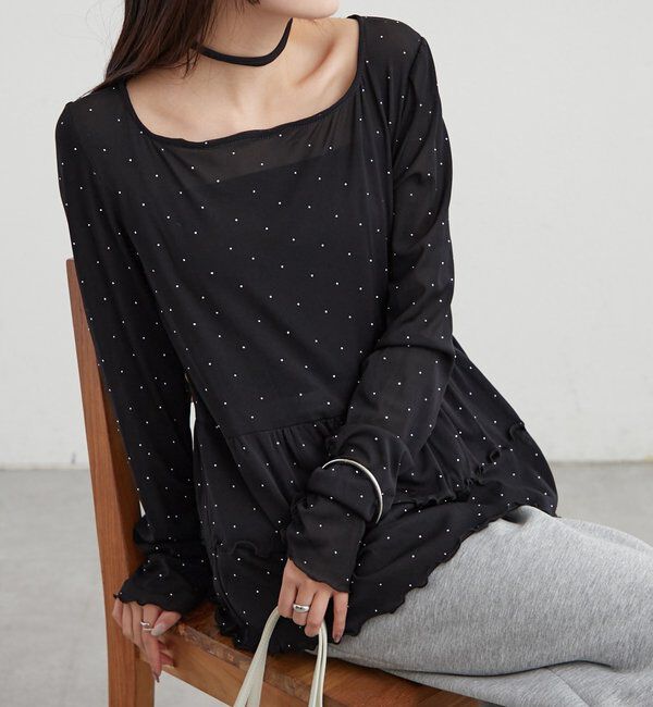  「26SSドットティアードプルオーバー」|Tシャツ・カットソー|