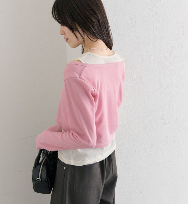  「配色レイヤードロングTシャツ」|Tシャツ・カットソー|