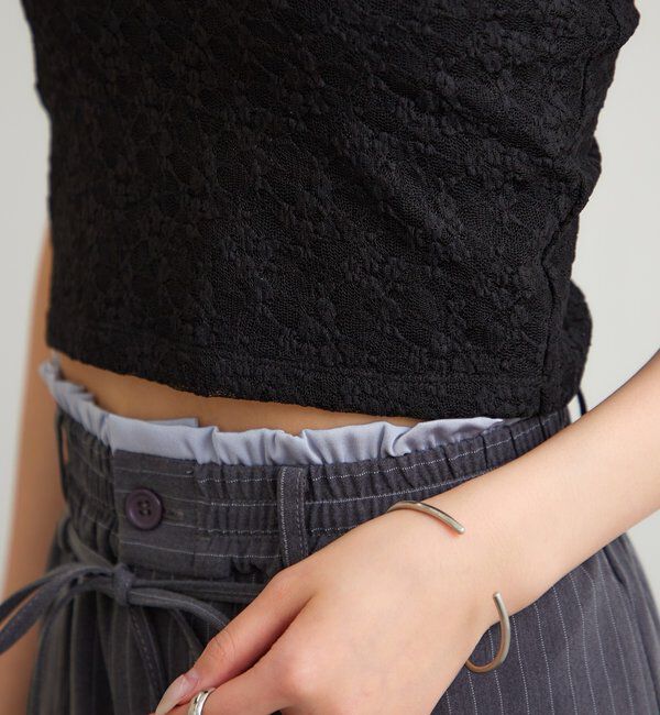  「パット付きレースキャミソール」|キャミソール|