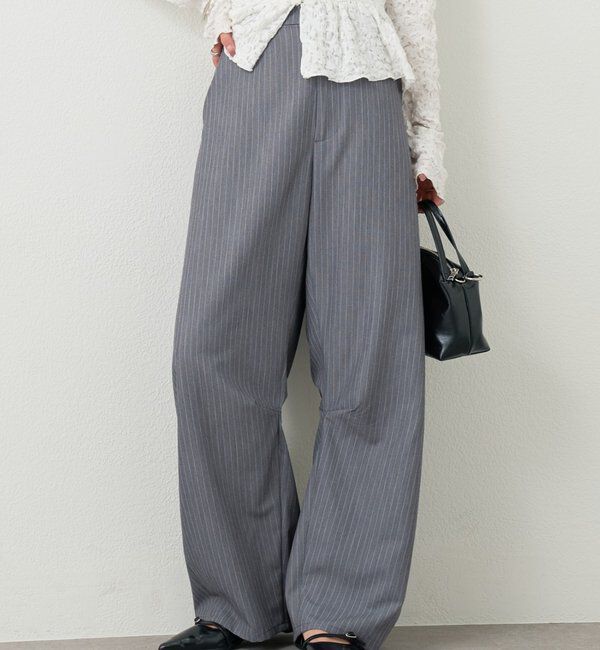  「26SSカーブスラックス2」|チノ|グレー