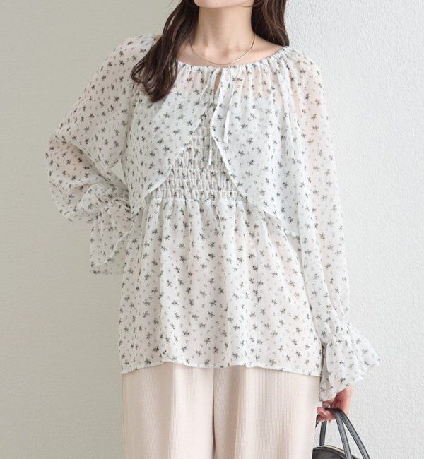  「シアーフラワーキャミボレロSET」|シャツ・ブラウス|