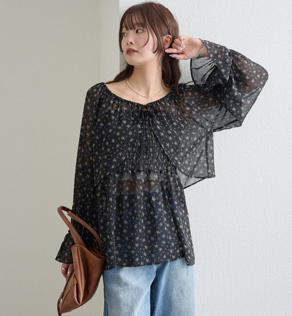  「シアーフラワーキャミボレロSET」|シャツ・ブラウス|