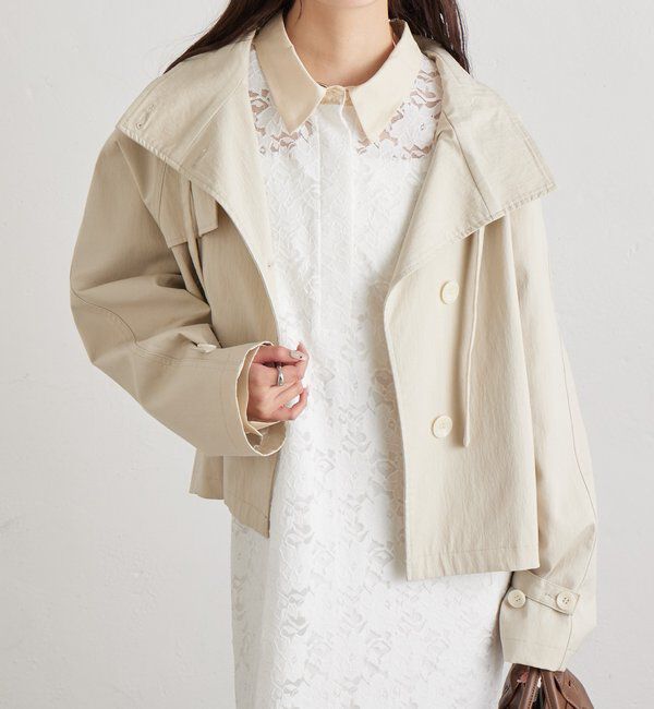  「襟付きレースワンピース」|ワンピース|