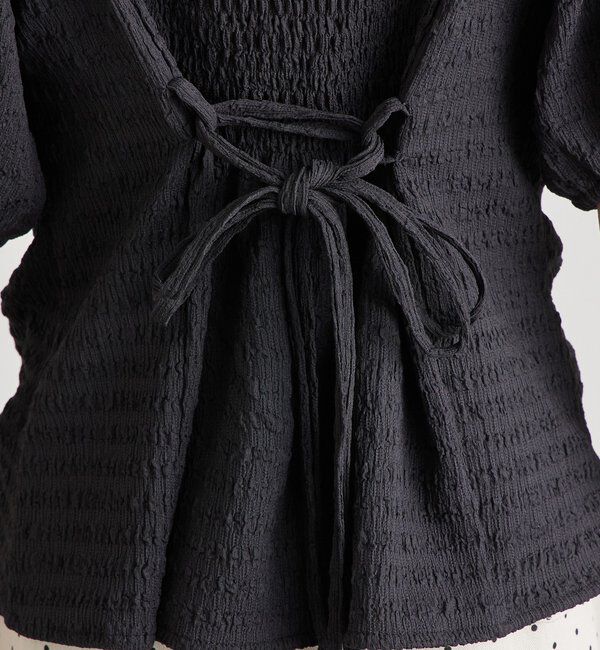  「ハートネックパフブラウス」|シャツ・ブラウス|