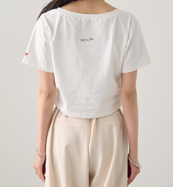  「バックロゴプリントちびTシャツ」|Tシャツ・カットソー|