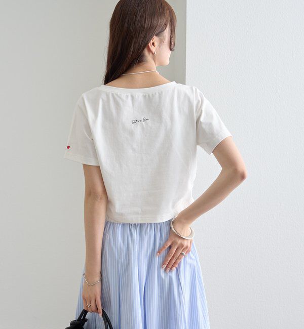  「バックロゴプリントちびTシャツ」|Tシャツ・カットソー|