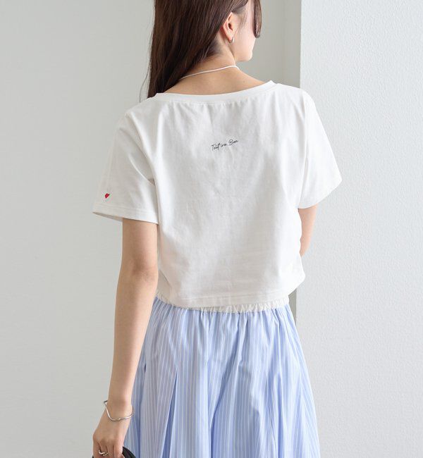  「バックロゴプリントちびTシャツ」|Tシャツ・カットソー|