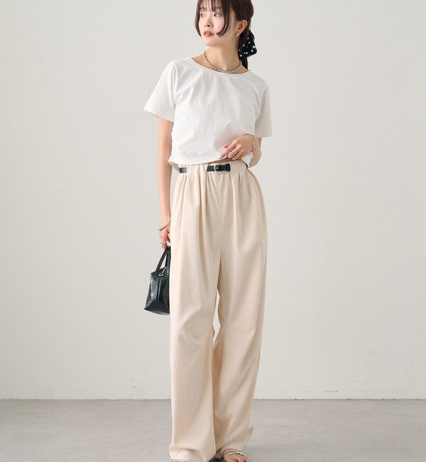  「バックロゴプリントちびTシャツ」|Tシャツ・カットソー|