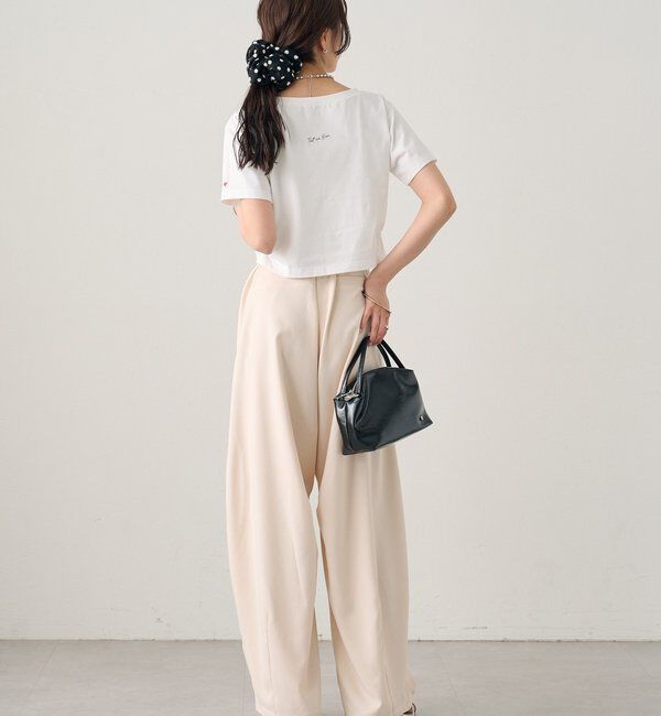  「バックロゴプリントちびTシャツ」|Tシャツ・カットソー|