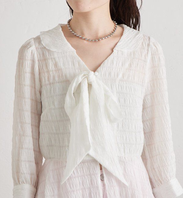  「マルチリボンブラウス」|シャツ・ブラウス|
