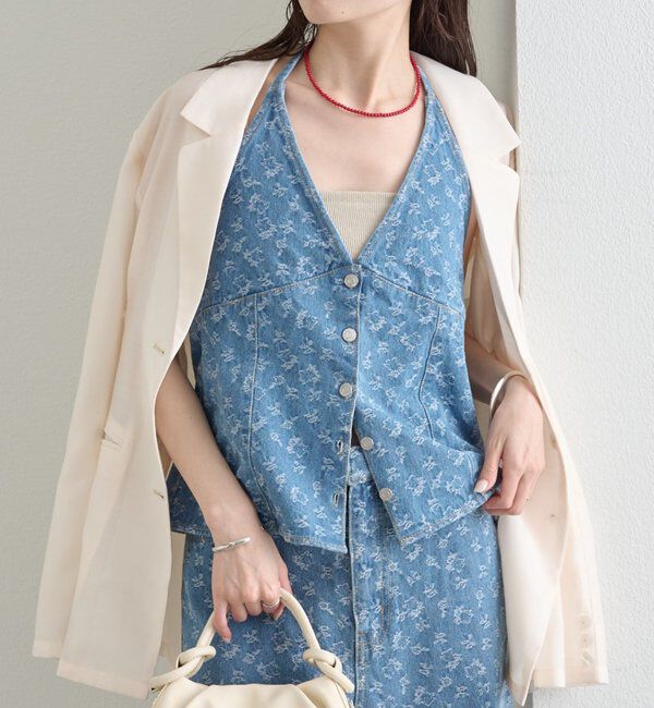  「フラワーデニムSETUP」|その他|ブルー