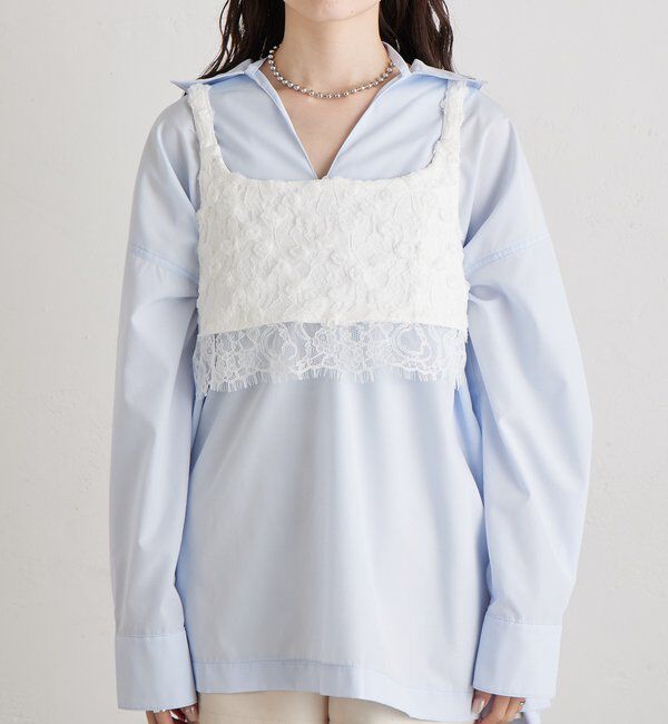  「フラワーレースビスチェ」|シャツ・ブラウス|