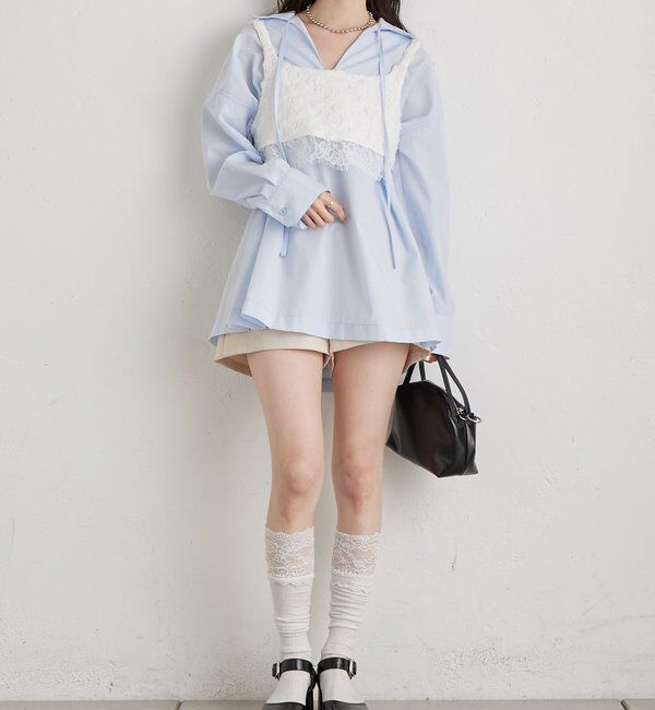  「フラワーレースビスチェ」|シャツ・ブラウス|