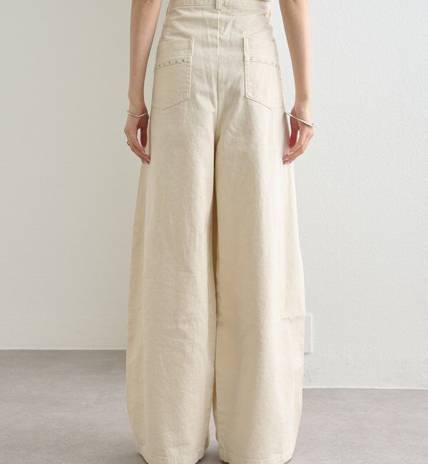  「スタッズツイルパンツ」|チノ|