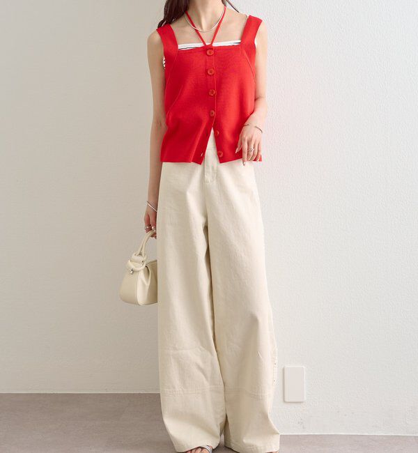  「スタッズツイルパンツ」|チノ|