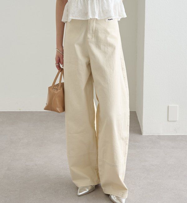  「スタッズツイルパンツ」|チノ|