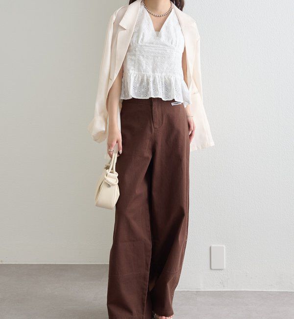  「スタッズツイルパンツ」|チノ|