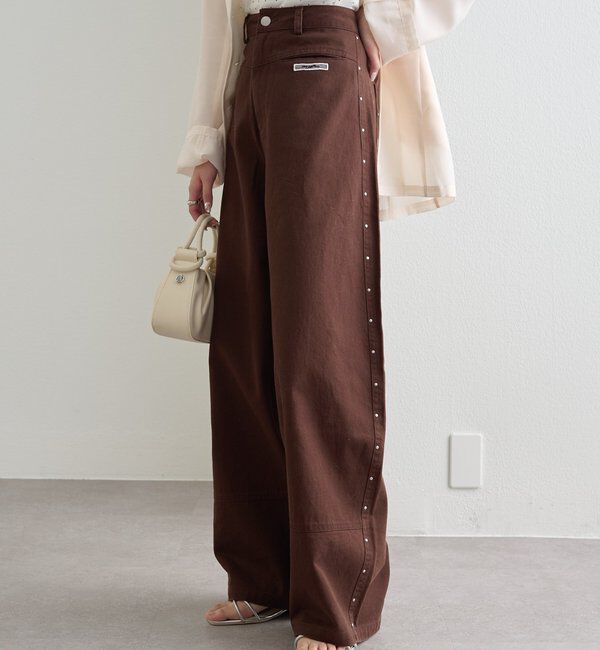  「スタッズツイルパンツ」|チノ|