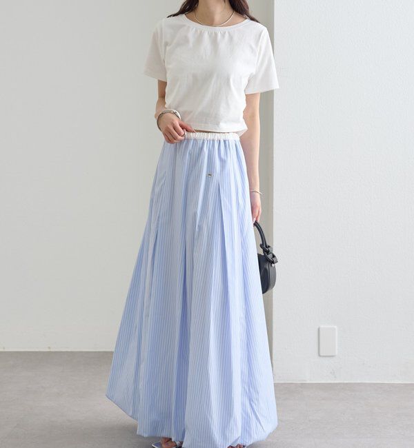 「ストライプバルーンスカート」|スカート|