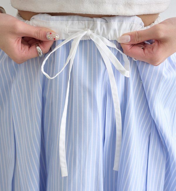  「ストライプバルーンスカート」|スカート|