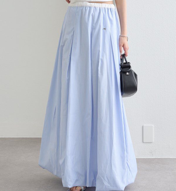  「ストライプバルーンスカート」|スカート|