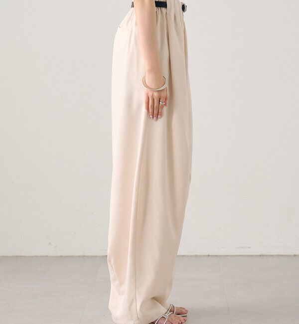  「ベルト付きボリュームスラックス」|チノ|