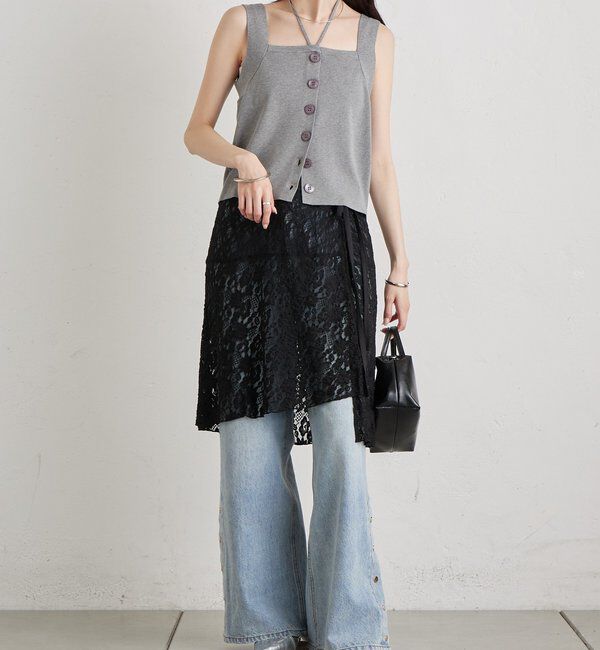  「レースラップスカート」|スカート|