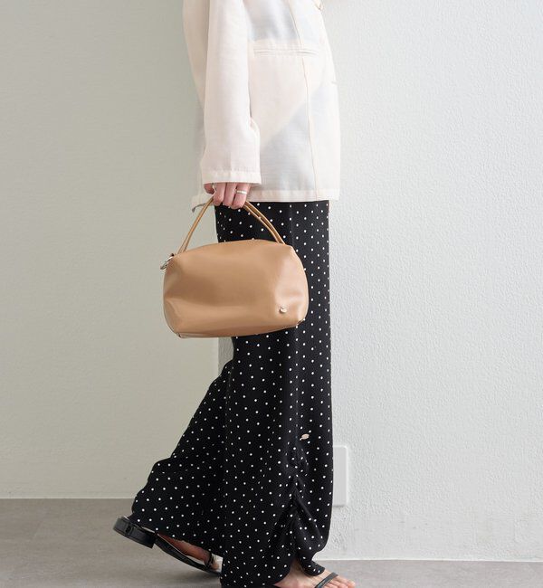  「裾ギャザーリブパンツ」|チノ|