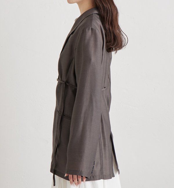  「ベルト付きシアージャケット」|その他|