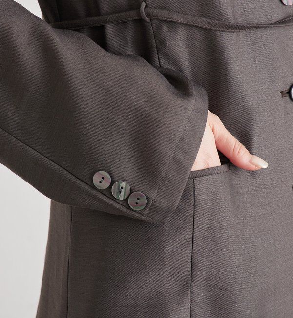  「ベルト付きシアージャケット」|その他|