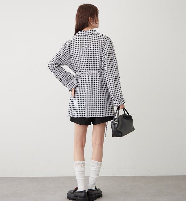  「ベルト付きシアージャケット」|その他|