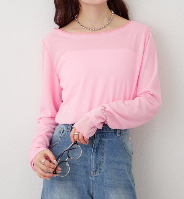  「レイヤードシアーロンT」|Tシャツ・カットソー|