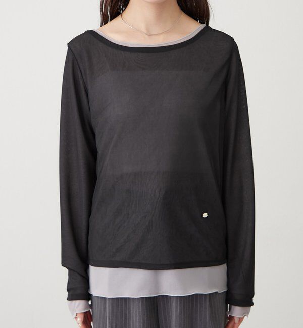  「レイヤードシアーロンT」|Tシャツ・カットソー|